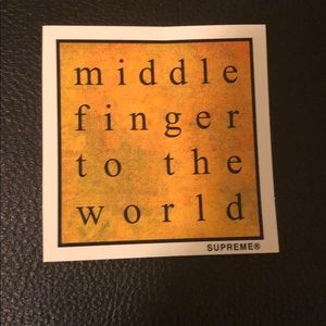 Supreme Stickers FW18